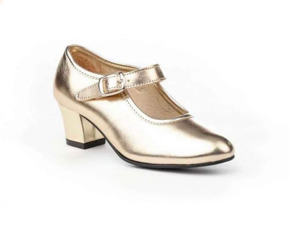 Gold heels