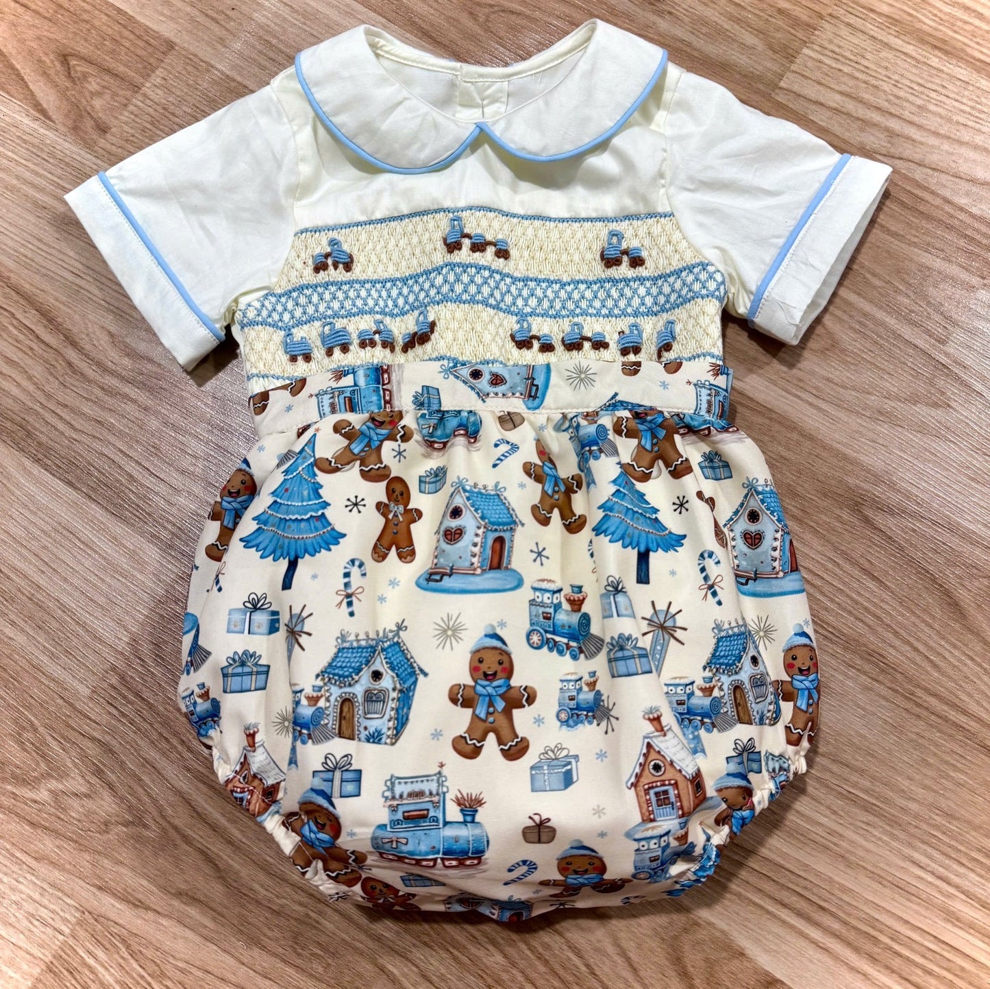 Gingerbread smock romper ππ