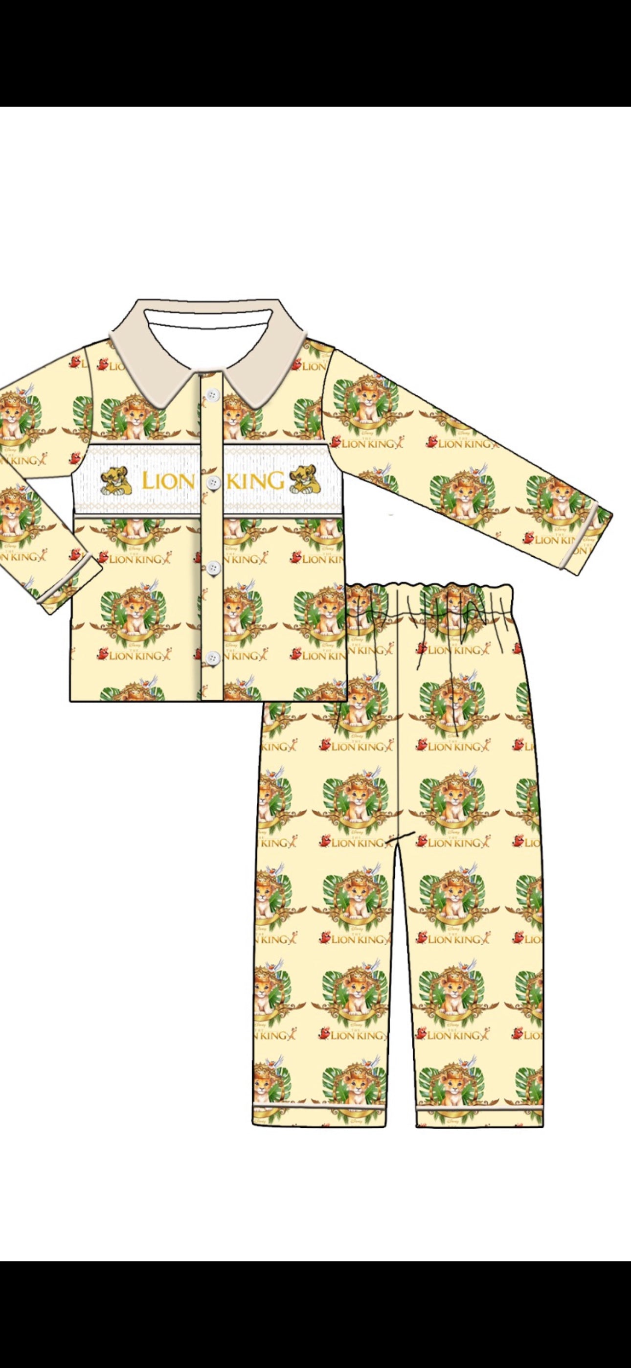 Boys lion king discount pjs