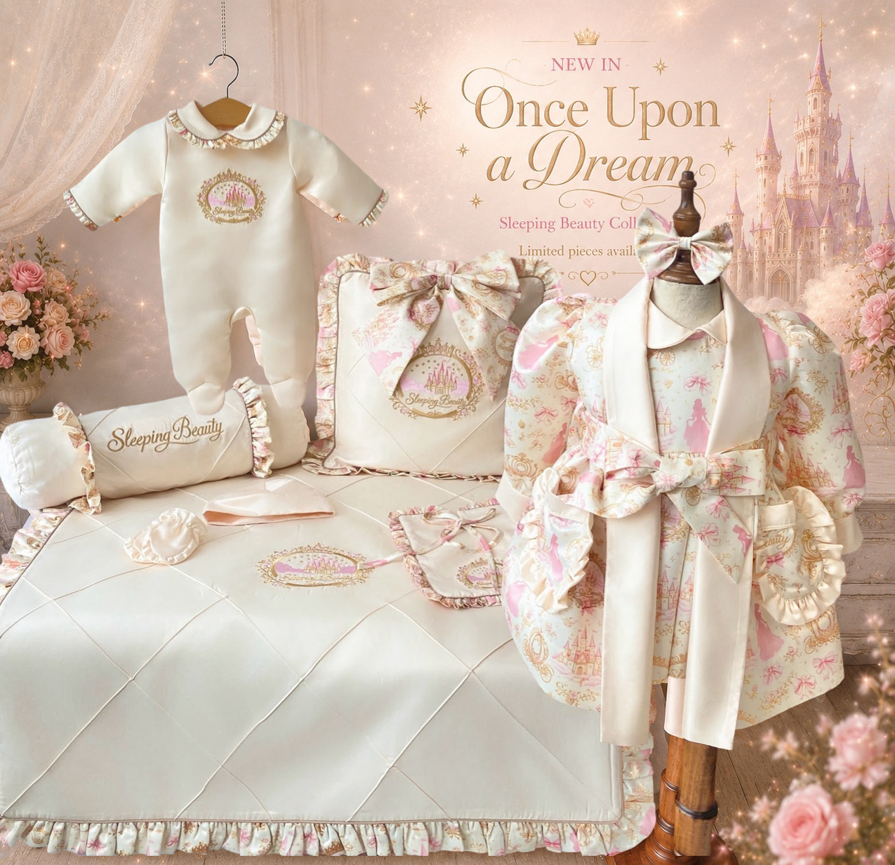 Once upon a dream ✨Sleeping beauty collection nightgown & robe