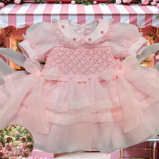 🍰Strawberry Cream 🍰 smock dress