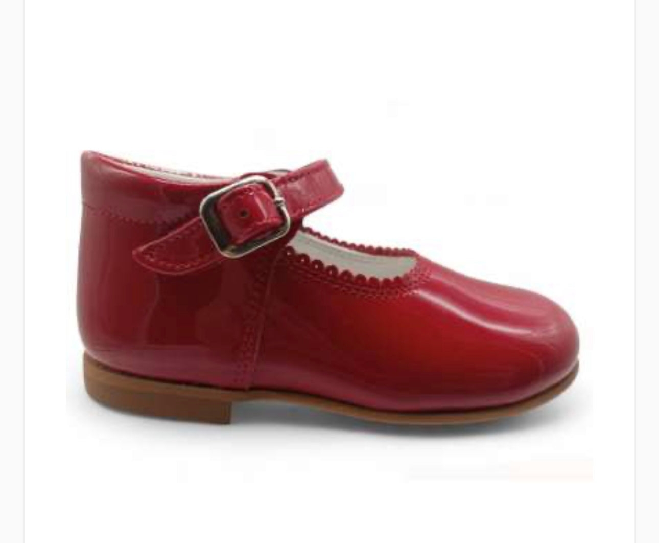 Highback classic Hardsole maryjanes preorder red