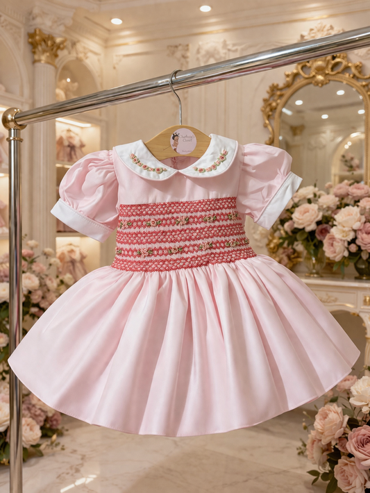 SS26 Pink Oxford Cotten Smock 💖instock