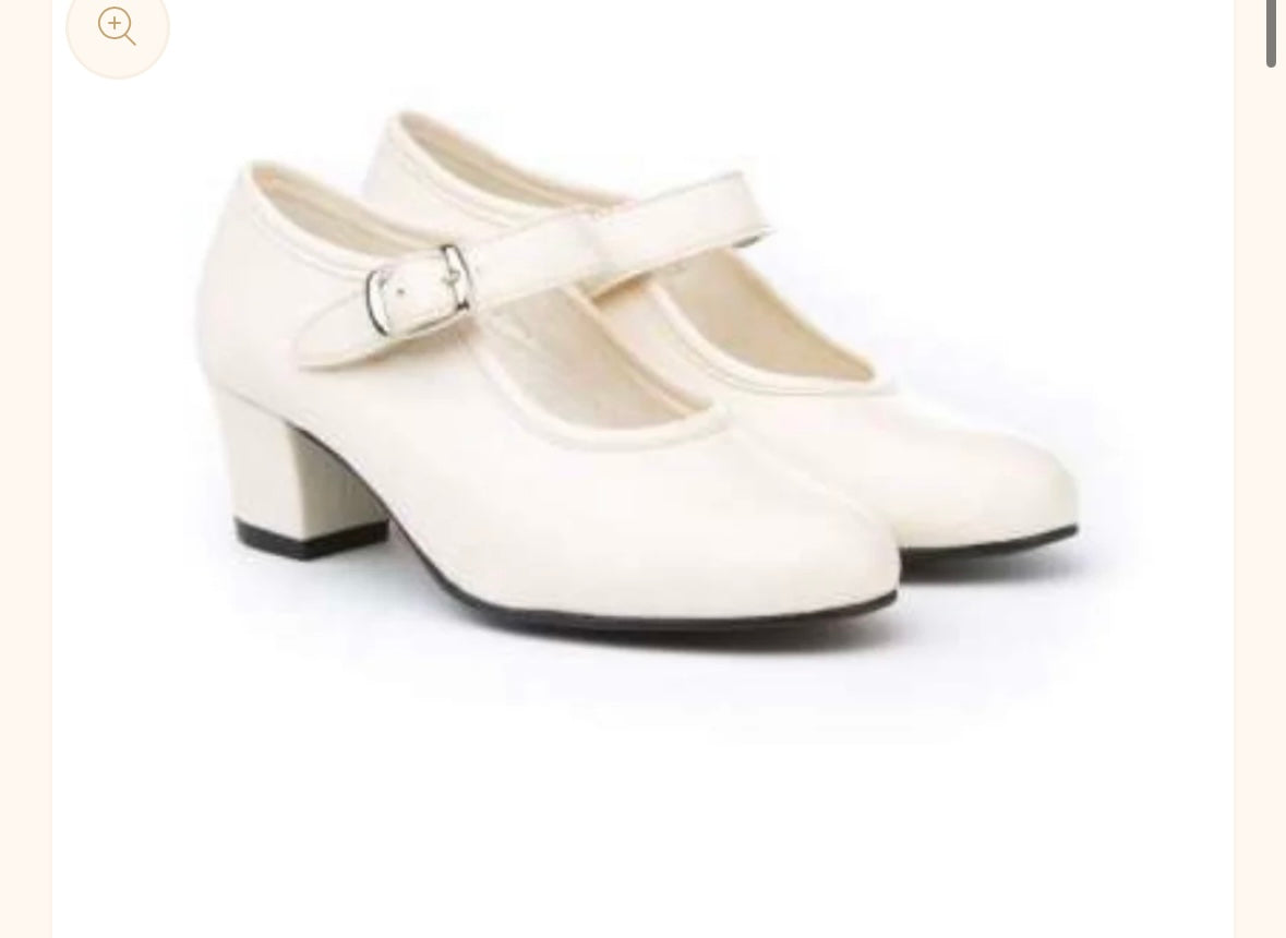Cream heels