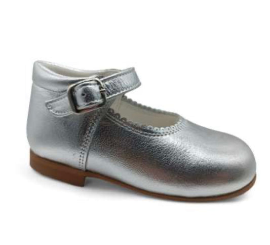 Highback classic Hardsole maryjanes preorder silver