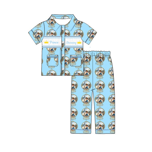 Disney prince charming smock pjs instock 👑