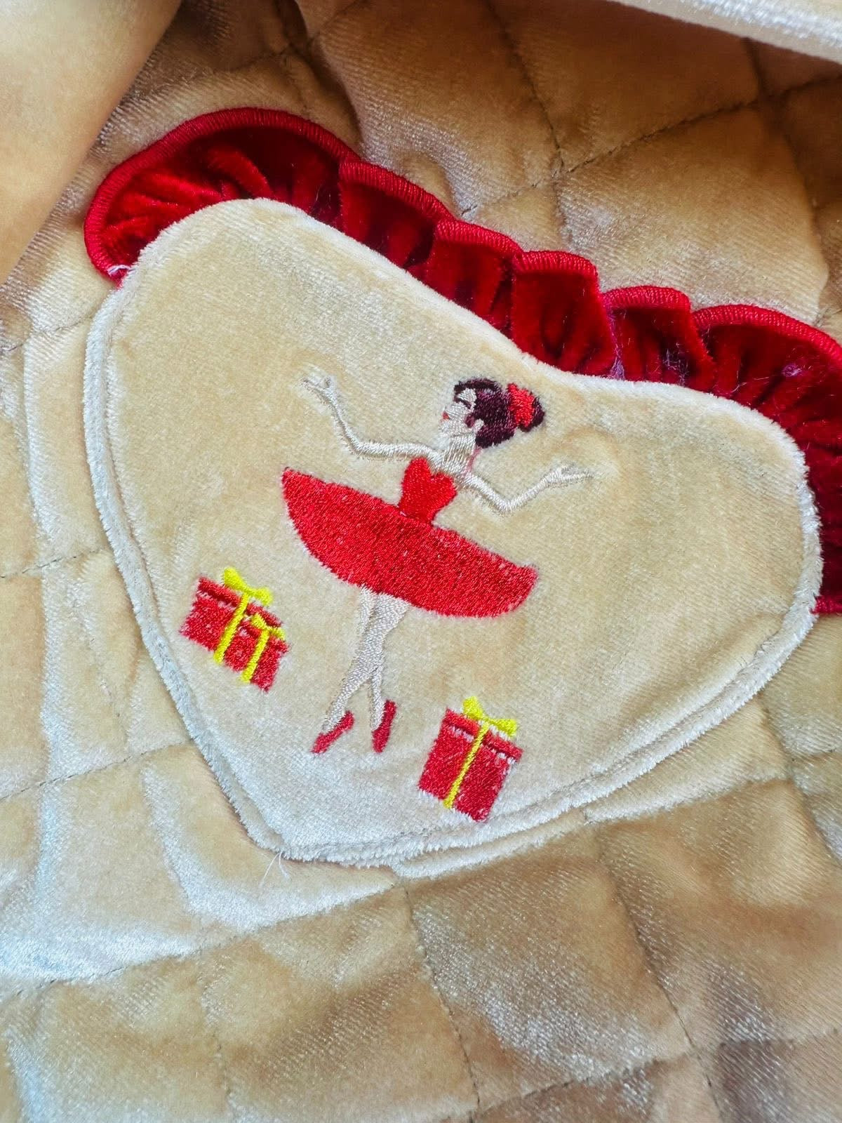 Gold Quilted Nutcracker Ballerina Pjs & Nightcoat ❤️preorder