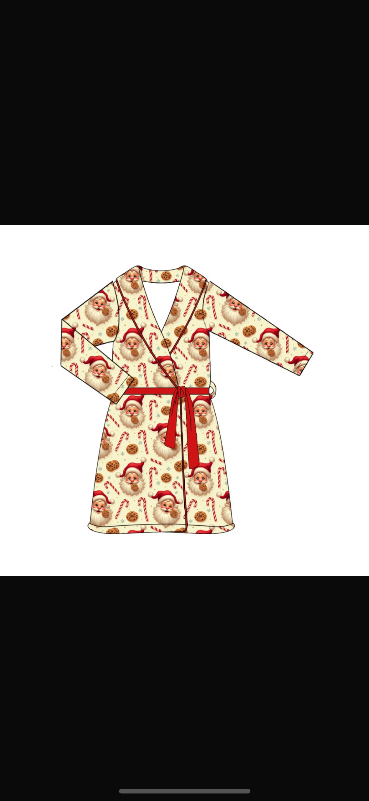 Cookies and milk Santa smocks night coat preorder closed in august π₯πͺ