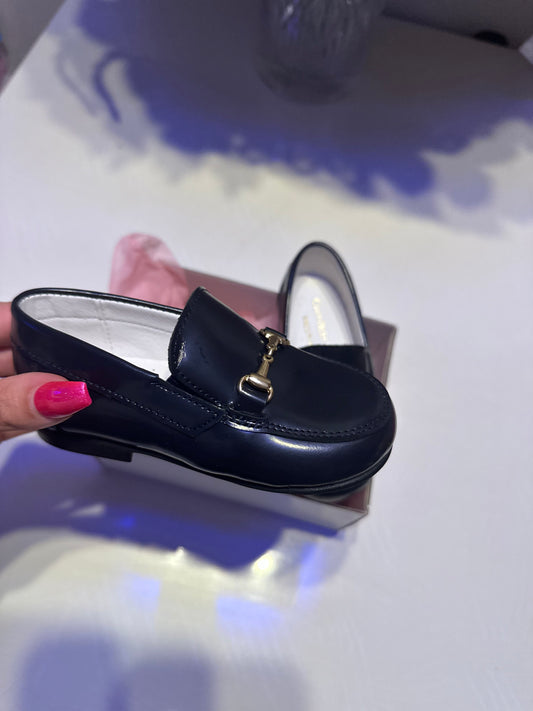 Boys navy GG inspired loafers preorder closed 10 th of Sep
