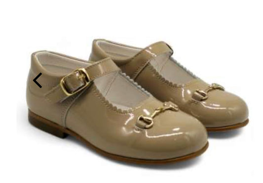 Beige GG Leather maryjanes