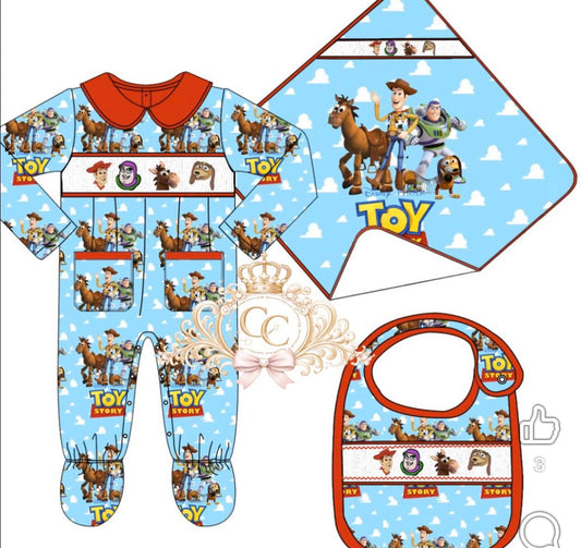 Boys cowboy style woody toy baby set preorder for July 💙💙Toy Story