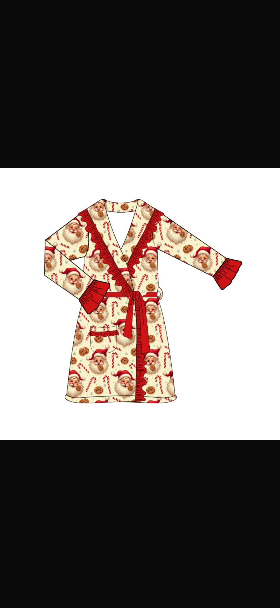 Cookies and milk Santa smocks night coat preorder closed in august π₯πͺ
