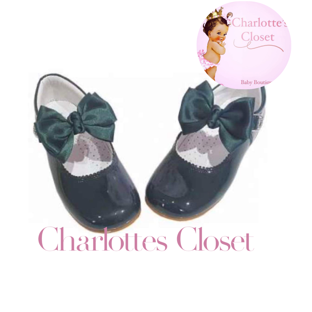 Emerld green Classic patent Maryjanes