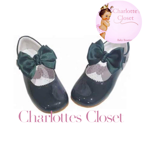 Emerld green Classic patent Maryjanes