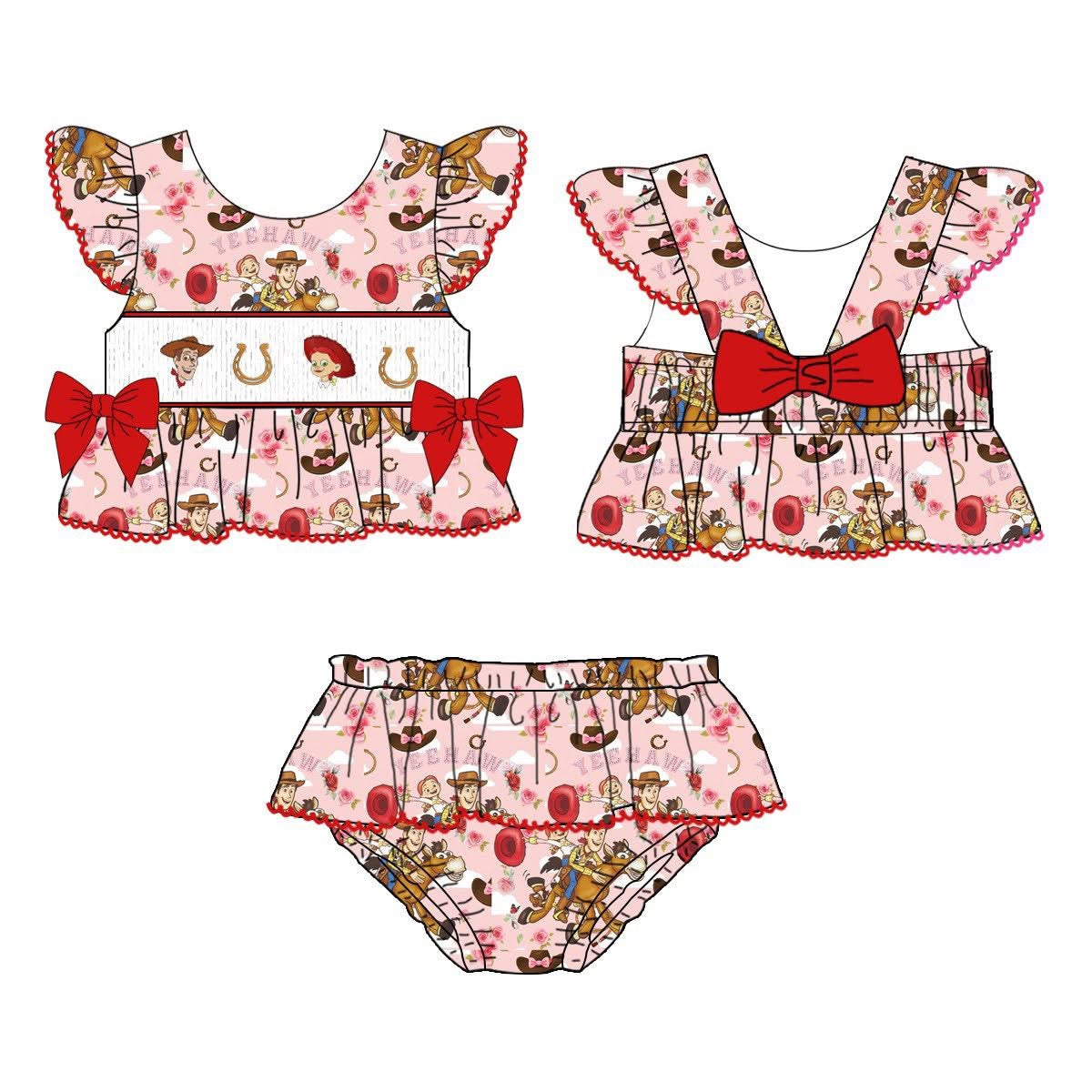 ‘’Jessie ‘ cowgirl bikini preorder for July 🩷) Toy Story set