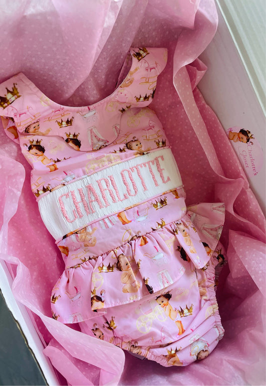 Personalised Smock Princess Swimsuit preorder
