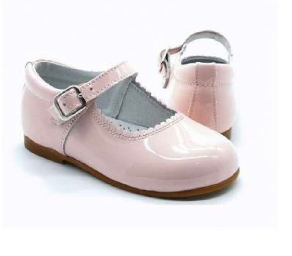Girls hardsole pink Maryjanes preorder