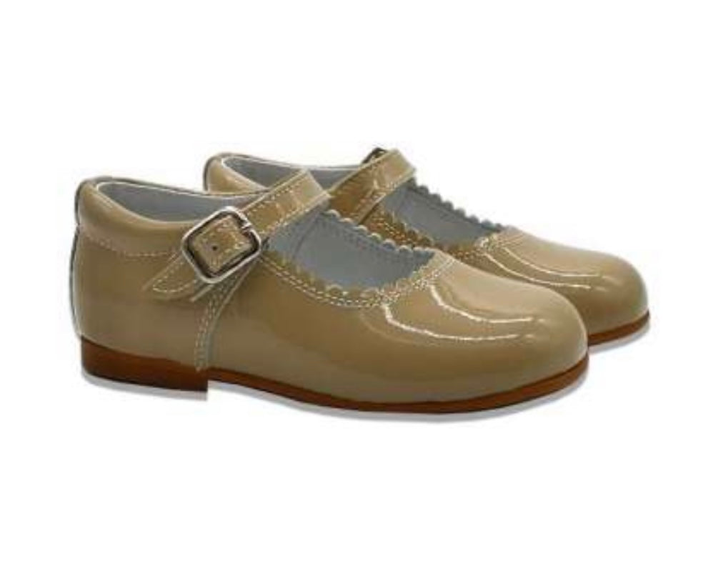 Beige Hardsole Maryjanes preorder