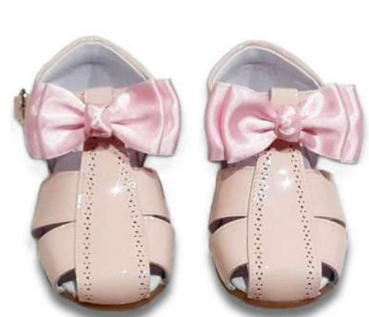 Pink Patent Girls Sandals