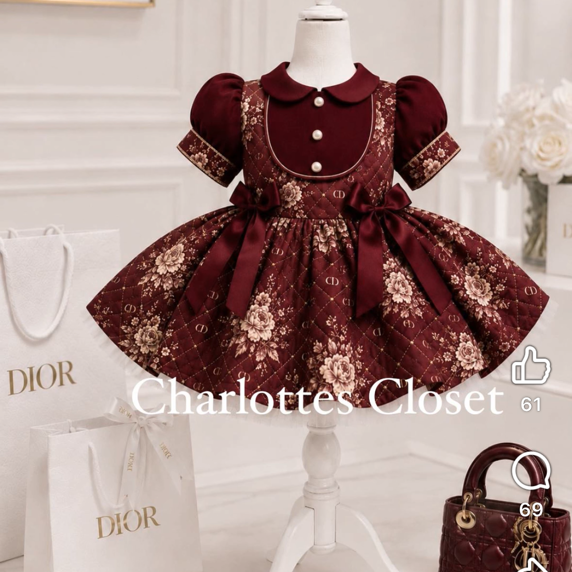 Burgundy Adore her Dress preorder ✨