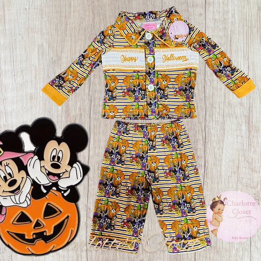 Boys mickey Mouse Smock Halloween pyjamas 🎃