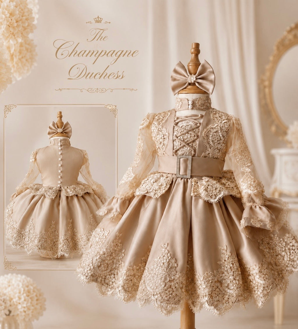 The Champagne Duchess  🥂 👑 Bridgerton inspired luxe dress
