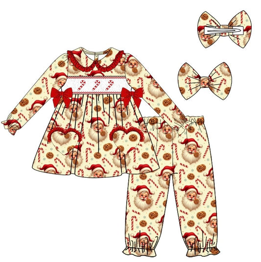Cookies and milk Santa smocks preorder closed in august 🥛🍪