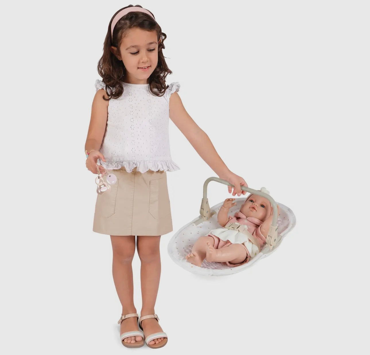 Cream & beige 3in1 Verona collection set for reborn baby’s