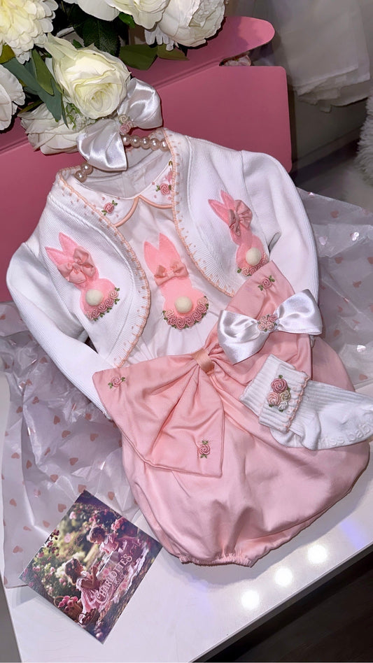 Easter Classic Bunny Cardigan set instock 🐰🐰