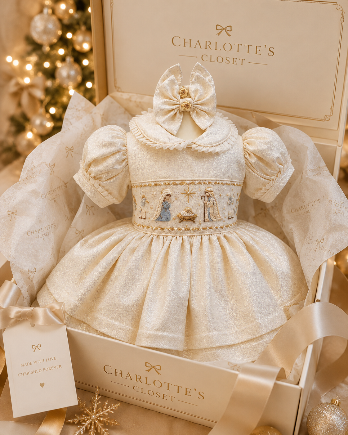 Holy night Smock dress