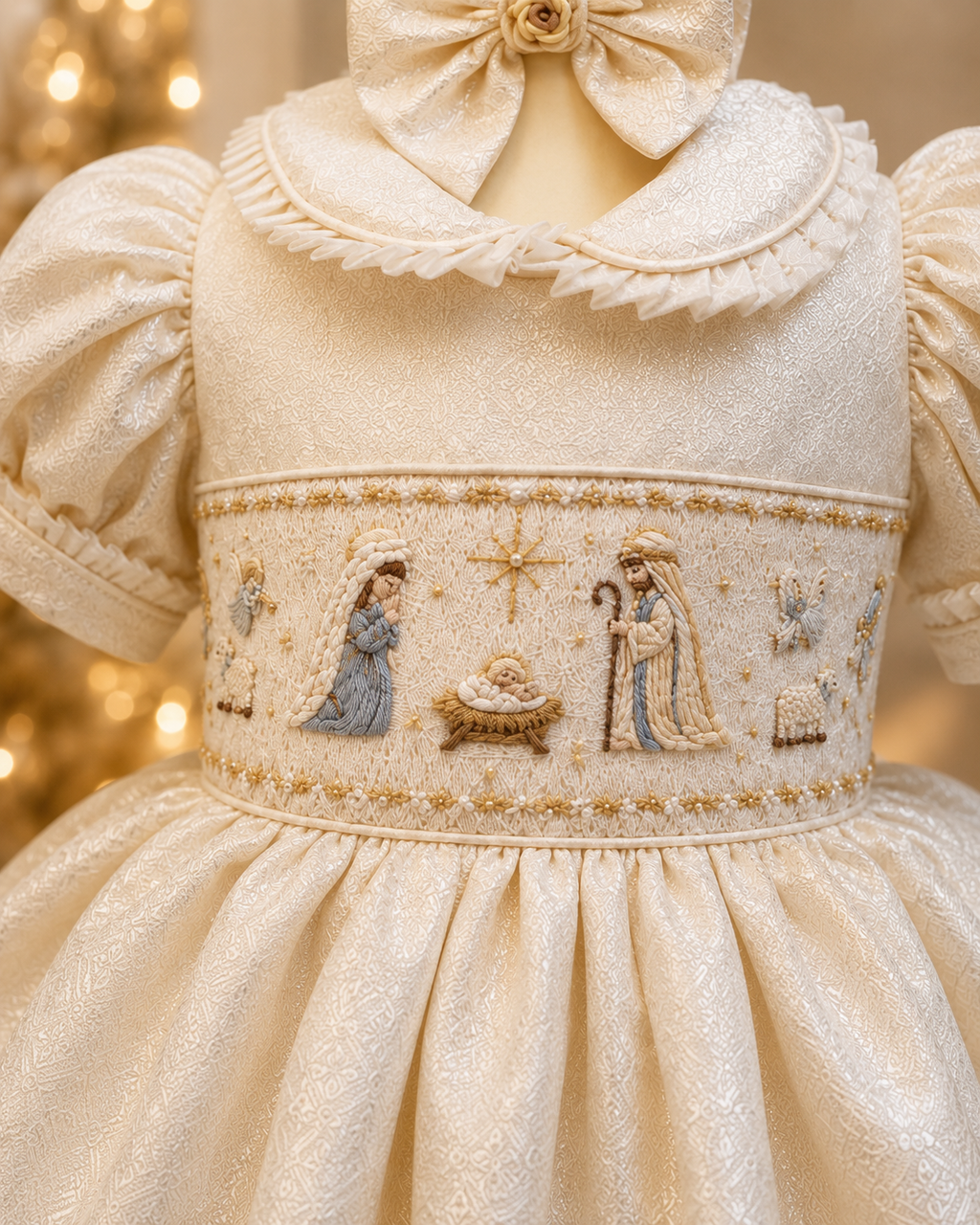 Holy night Smock dress