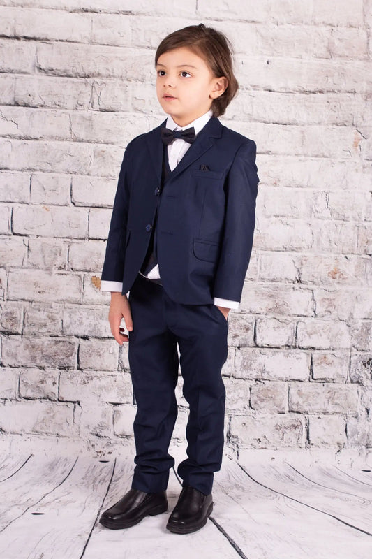 Beau kid navy formal suit
