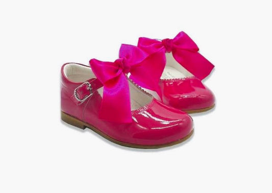 Barbie pink Fusha Classic patent Maryjanes