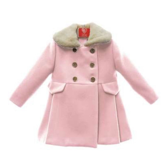 Girls Spanish winter coat pink