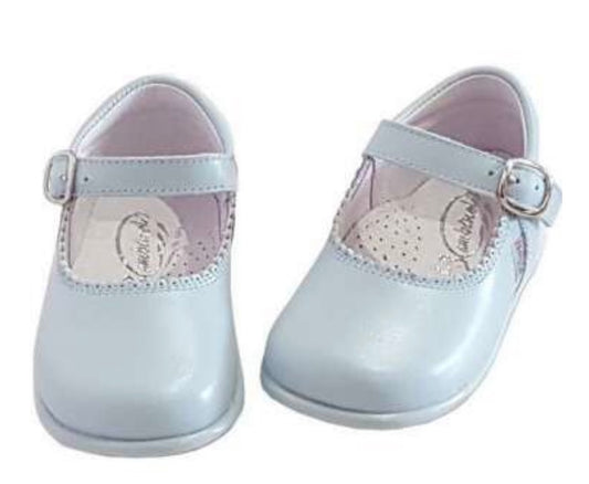 Baby blue Maryjanes Rubbersole shoes